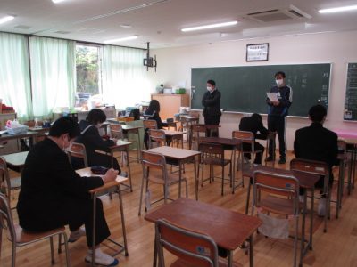 ８組・登校日の様子